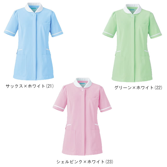 KAZEN(カゼン)776-21 776-22 776-23 レディスジャケット半袖｜ドクター