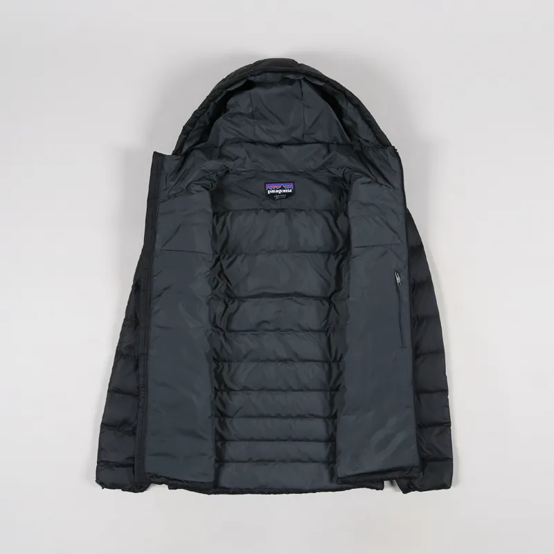Patagonia Mens Insulated Hi Loft Down Fill Hoody Jacket Black