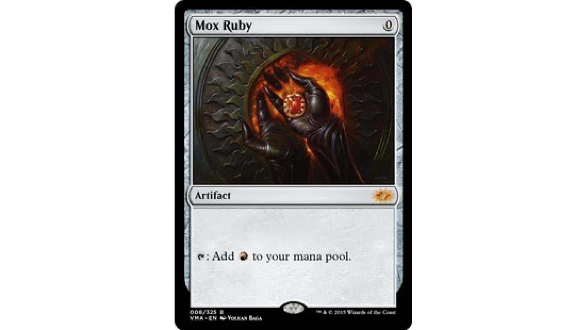 マジック：ザ・ギャザリング Mox Ruby 2ED Power9 MTG マジック：ザ