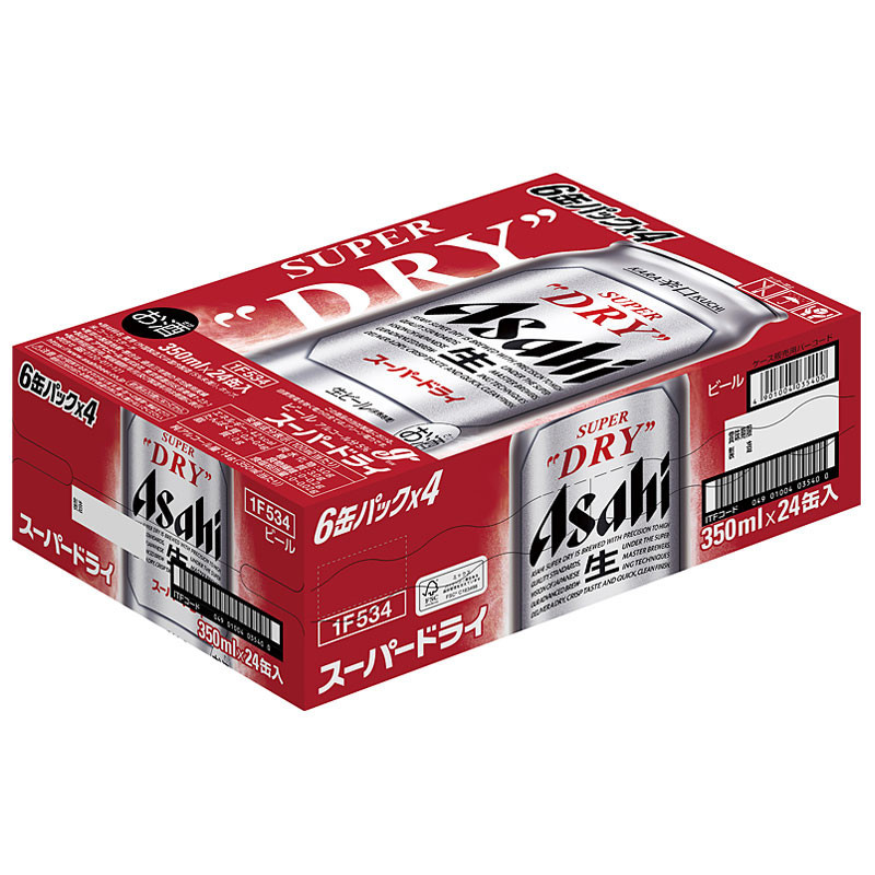 アサヒビール］アサヒスーパードライ350ml缶 24本入り - 東武の食品