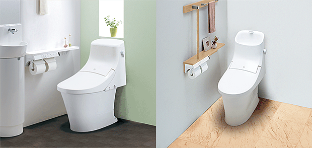 BC-ZA20APM+DT-ZA282APM｜アメージュZAシャワートイレ｜床上排水 155mm