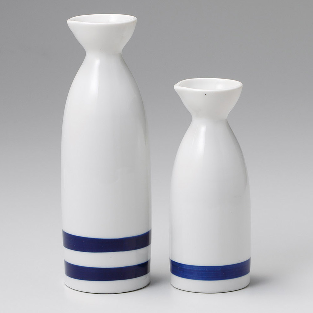 蛇ノ目本二号徳利(左側の大きい方です)(徳利・盃)|食器通販の陶磁庵