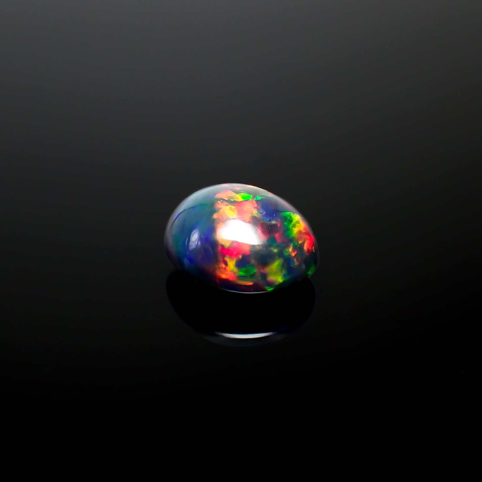 ブラックオパール(宝石名オパール/加熱処理)エチオピア産 識別済 4.16