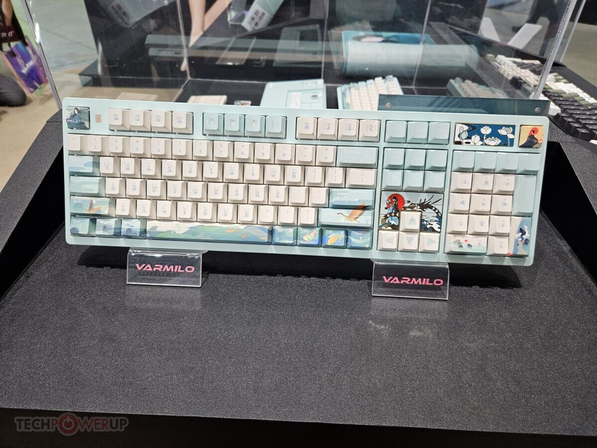 Varmilo's FK2 Controller and Mechanical Keyboards Pictured at