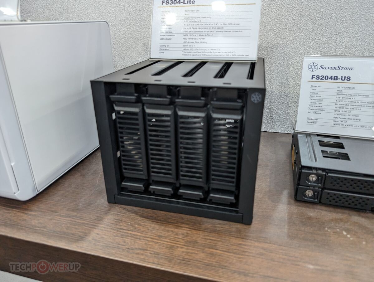 Silverstone Also Shows Off Interesting New Storage Enclosures and