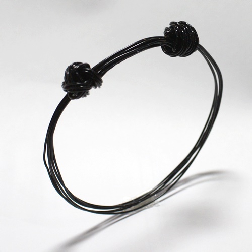 ブルース・リー/死亡遊戯 エレファント・ヘアーブレスレット 黒色