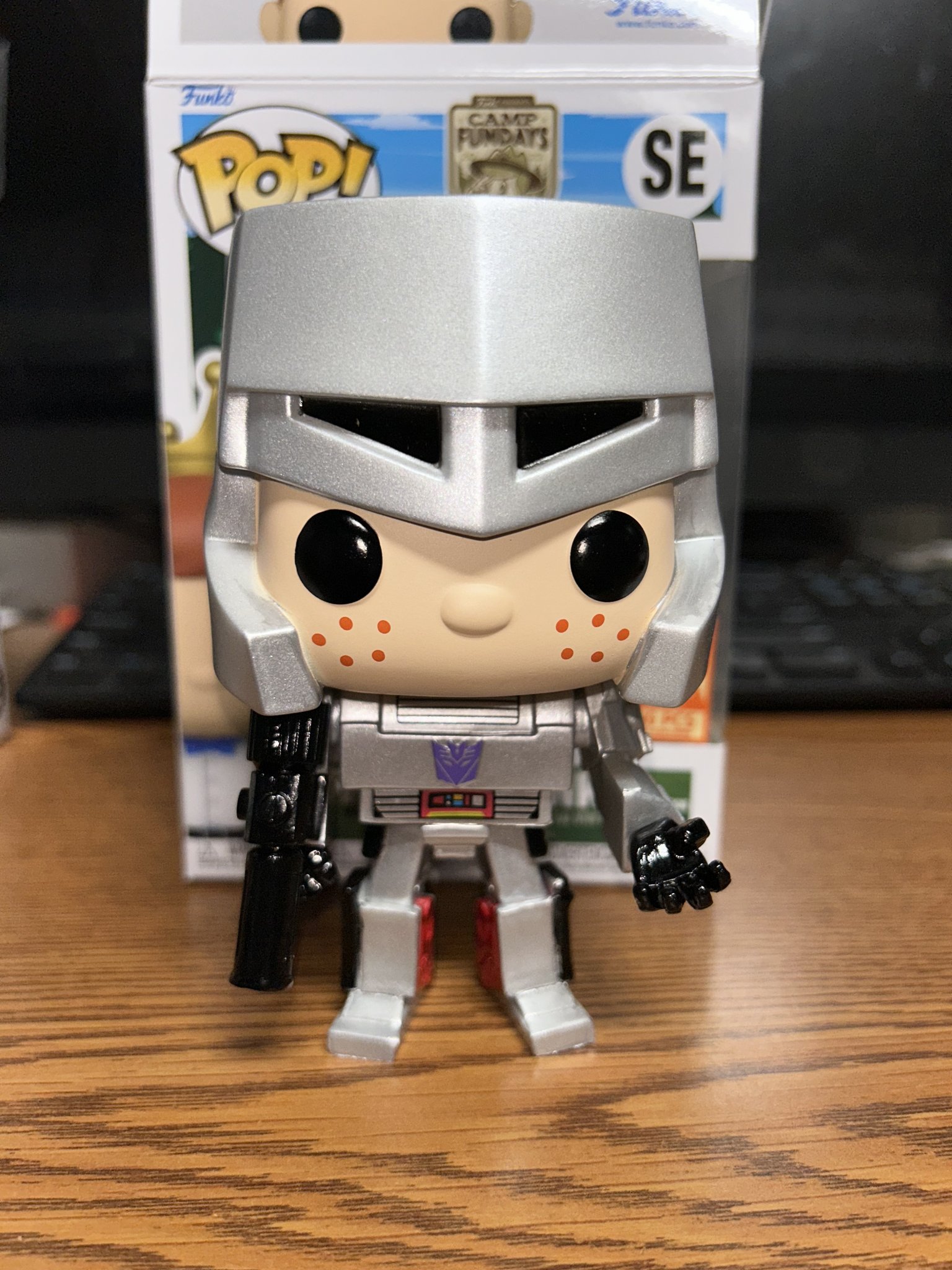 SDCC 2023 Exclusive Funko Pop Metallic Freddy Funko As Megatron