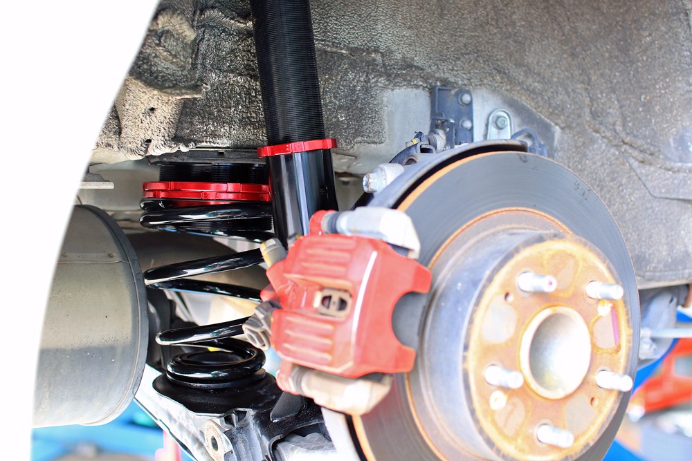 シビック FD2 に ラルグス車高調 と アルミホイールお取り付け | 店舗