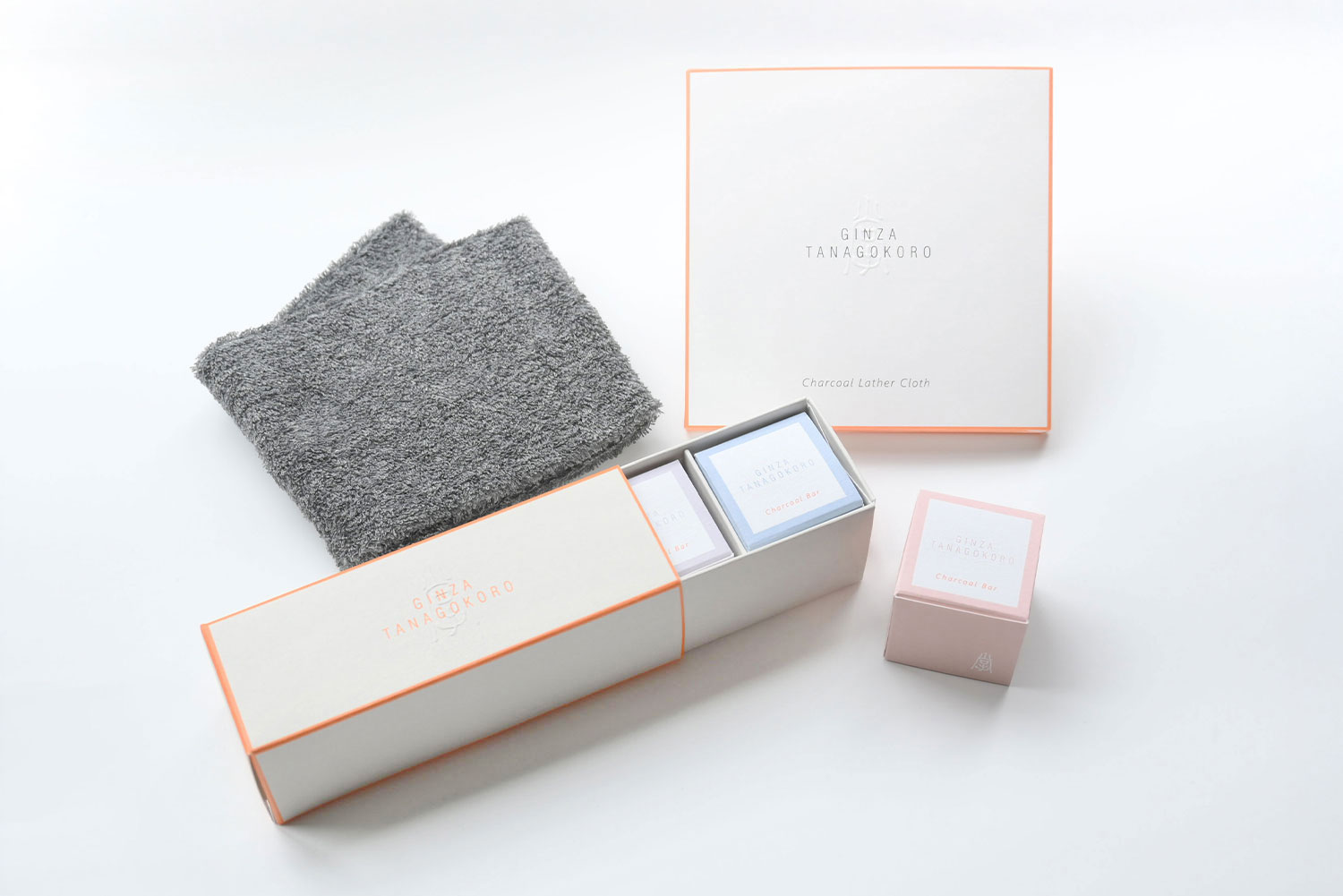 炭石鹸]洗顔ギフトセット/【備長炭専門店】 銀座紀州備長炭ショップ 掌