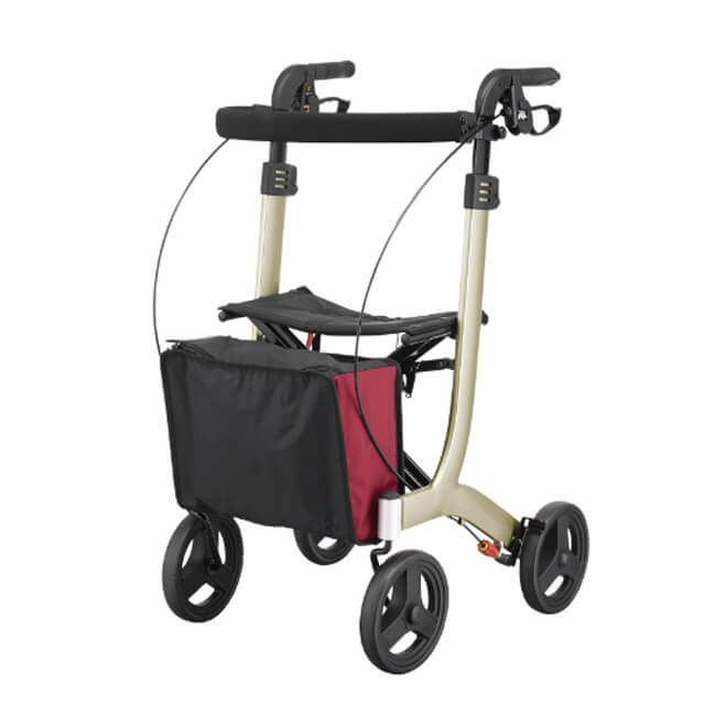 竹虎 117504 レッツゴーミニ 室内用歩行器 (ウォールナット/トレイ