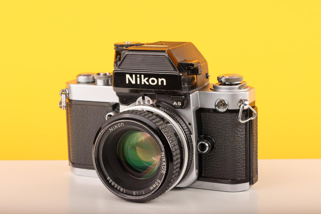 Nikon F2 35mm Film Camera with Nikon 50mm f1.8 Prime Lens
