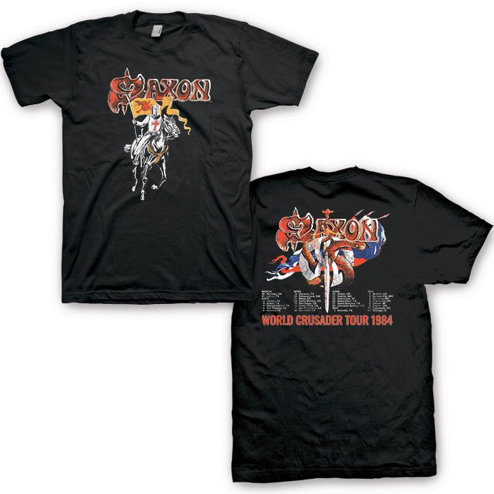 Saxon Vintage Crusader T-Shirt - VISION MERCH