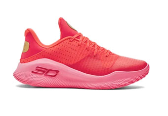 Curry 4 Low FloTro Red/Pink 3026620-600 UnderArmour アンダー