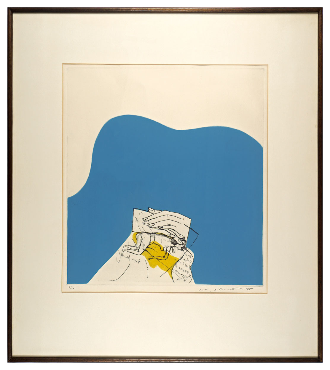 池田満寿夫「青い衣裳」 | 山田書店美術部オンラインストア