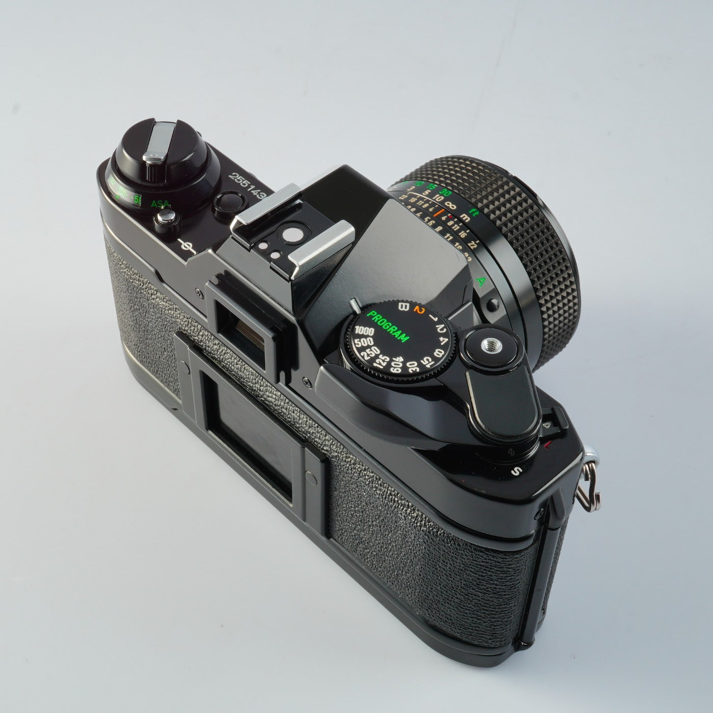 CLA'd】 Canon AE-1 Program Black + New FD 50mm F/1.4 MF フィルム