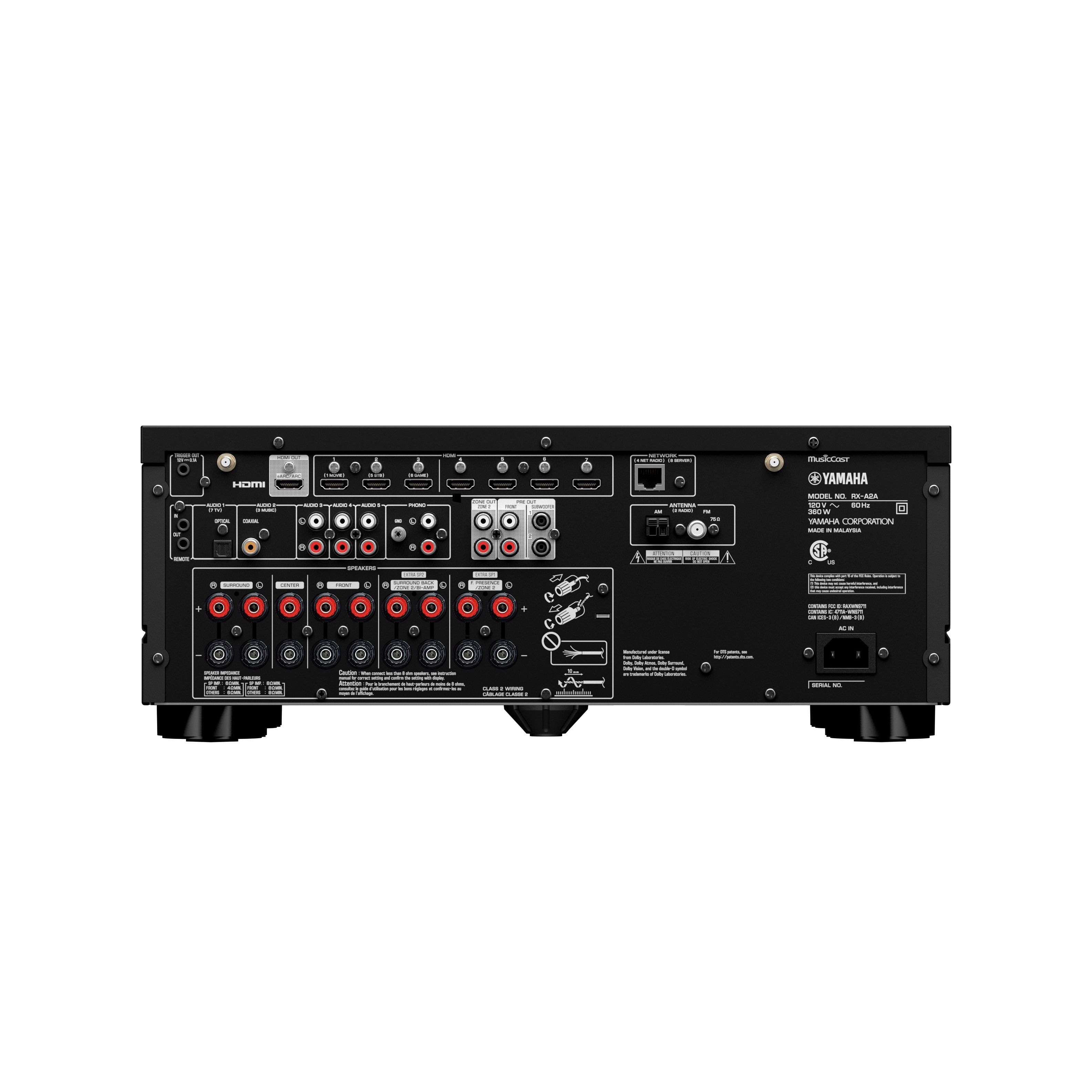 RX-A2A 7.2 Channel Dolby Atmos AV Receiver - Yamaha USA