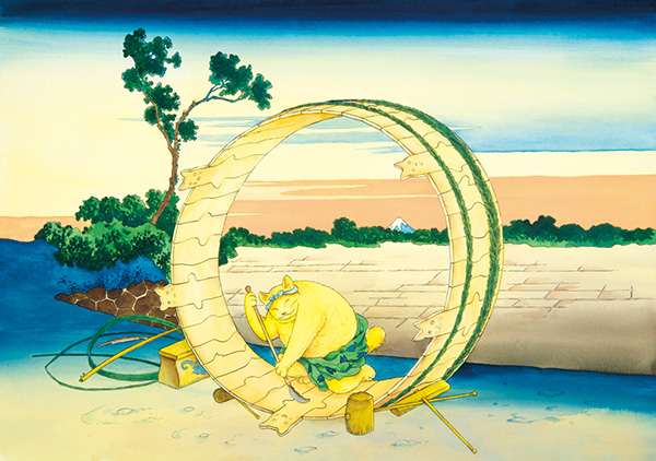 ますむらひろしの北斎展 ATAGOAL×HOKUSAI ｜ 過去の展覧会 ｜ 八王子市