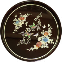 螺鈿のお盆、コースター九節板の販売・夢市場本店