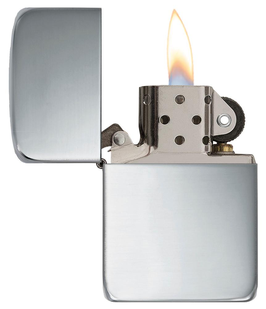 Zippo │ High Polish Sterling Silver 1941 Replica Windproof