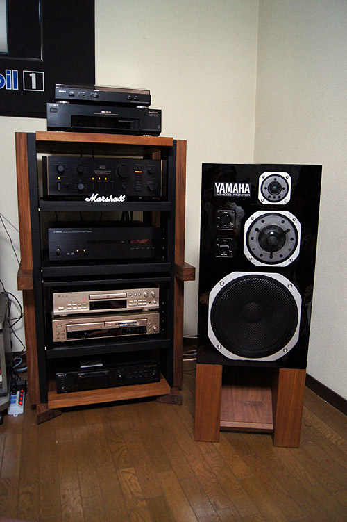 TEAK-BLOCK YAMAHA:NS-1000Mスピーカースタンド