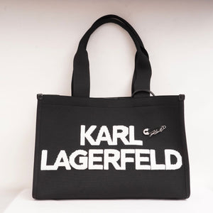KARL LAGERFELD PARIS カールラガーフェルド ポーチ付きトートバッグ