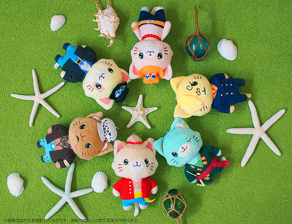 ワンピース」ルフィたちがネコになっちゃった!? ぬいぐるみ“withCAT”第