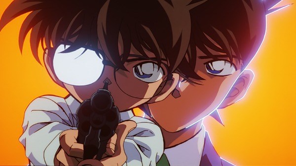 劇場版 名探偵コナン 14番目の標的 工藤新一 H-07 カード 原画 アマダ