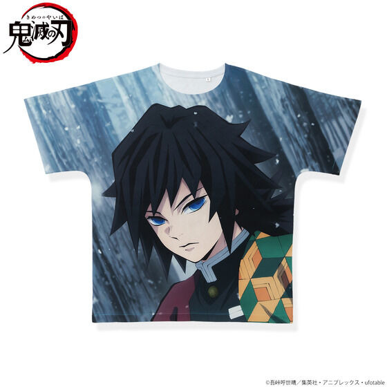 鬼滅の刃」キャラクターを全面にデザインしたフルグラフィックTシャツ