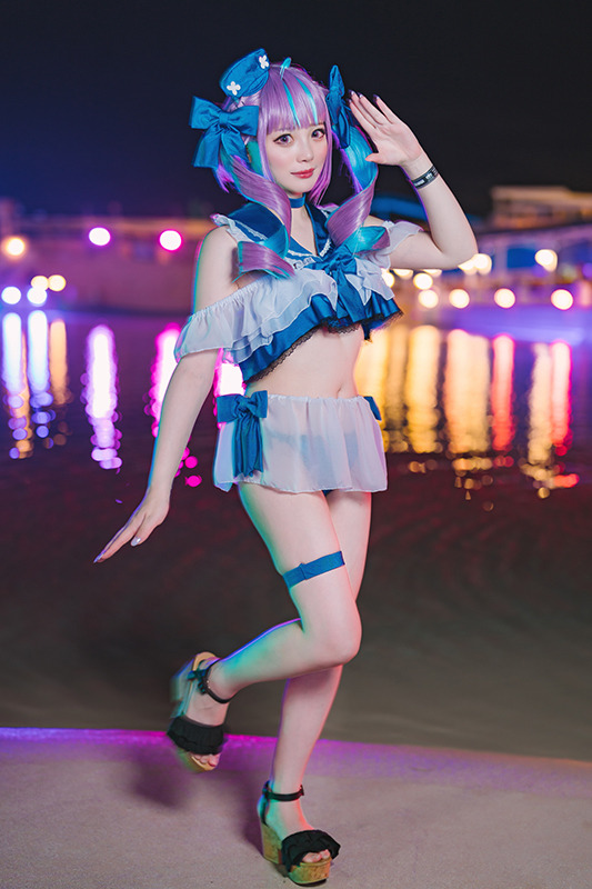 コスプレ】「ホロライブ」湊あくあの水着姿が眩しいぜ！ 人気レイヤー