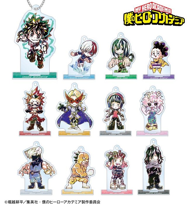 ヒロアカ」デク、爆豪、轟焦凍らを新たなタッチで表現♪ アクスタ・缶