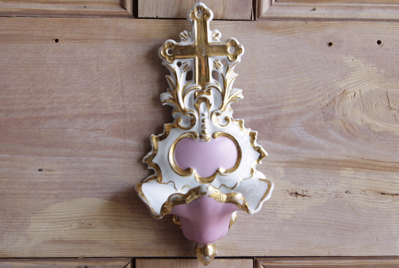 アンティークベニチエ 聖水盤 ヴューパリ Vieux Paris フランス