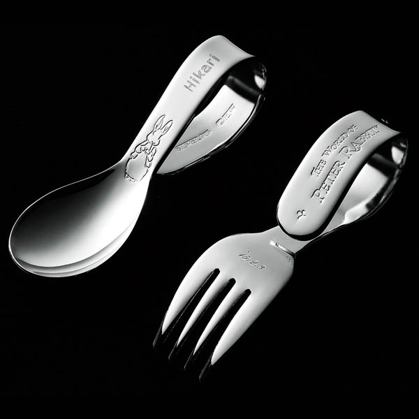 ピーターラビット】純銀ベビースプーン【名入れ可能】 | 赤ちゃんの