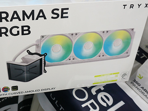 湾曲有機ELパネルを搭載した簡易水冷クーラー「PANORAMA 360」が登場