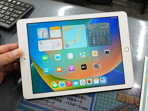 第6世代iPadの128GB/Wi-Fiモデルが14,800円！中古品が1,700台も入荷