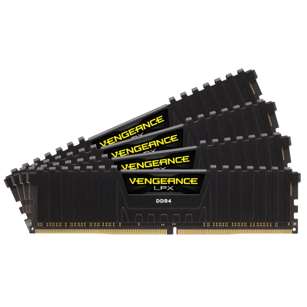 VENGEANCE® LPX 32GB (4 x 8GB) DDR4 DRAM 2666MHz C16 Memory Kit - Black