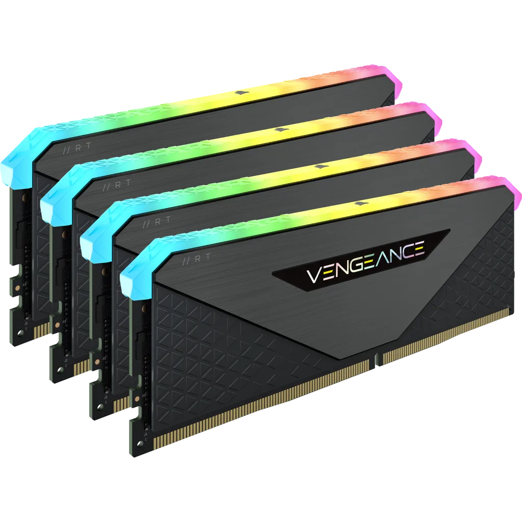 VENGEANCE® RGB RT 64GB (4 x 16GB) DDR4 DRAM 3600MHz C18 Memory Kit