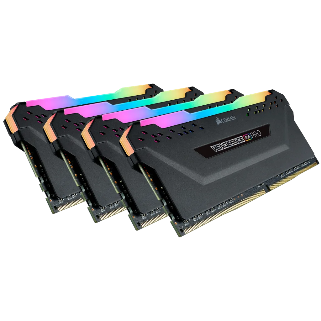 VENGEANCE® RGB PRO 32GB (4 x 8GB) DDR4 DRAM 2666MHz C16 Memory Kit