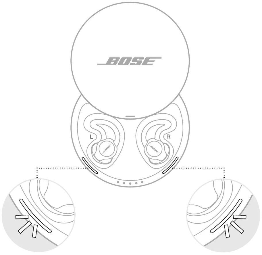 製品から音声が聞こえない - Bose Sleepbuds™ II