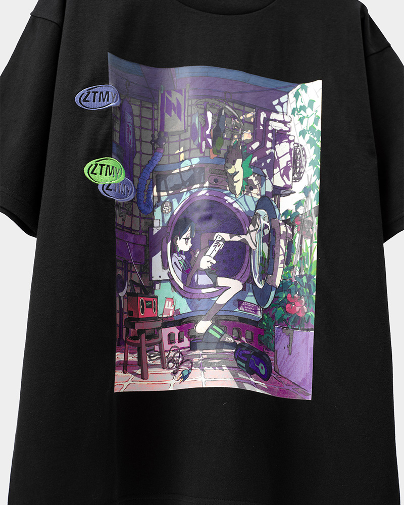 Re：HP TOP TEE（Black) - ZUTOMAYO MART