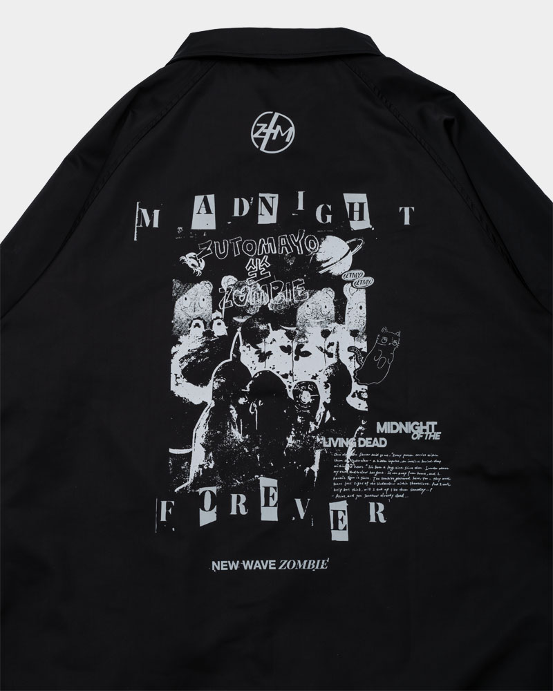 MADNIGHT Coach Jacket (Black) - ZUTOMAYO MART