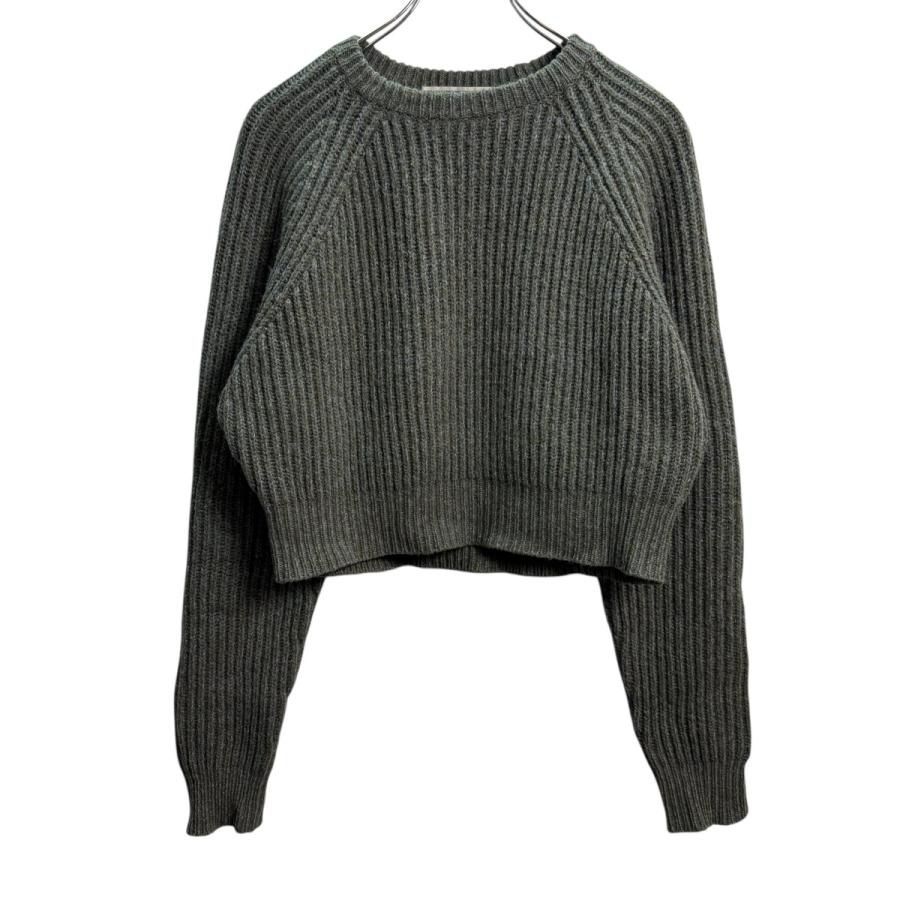 サイズ【XS】クリスタセヤ Cristaseya CAMEL RIBBED RAGLAN SWEATER