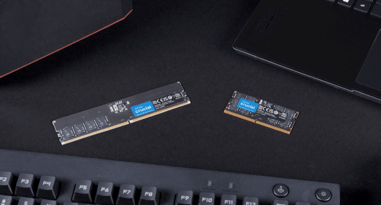 Crucial 64GB Kit (32GBx2) DDR5-5200 UDIMM | CT2K32G52C42U5