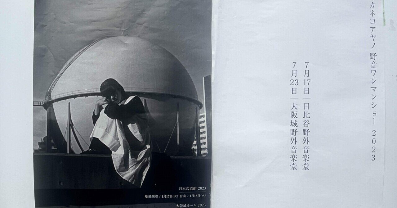 カネコアヤノの大阪野音ライブに行った話｜nakimushi