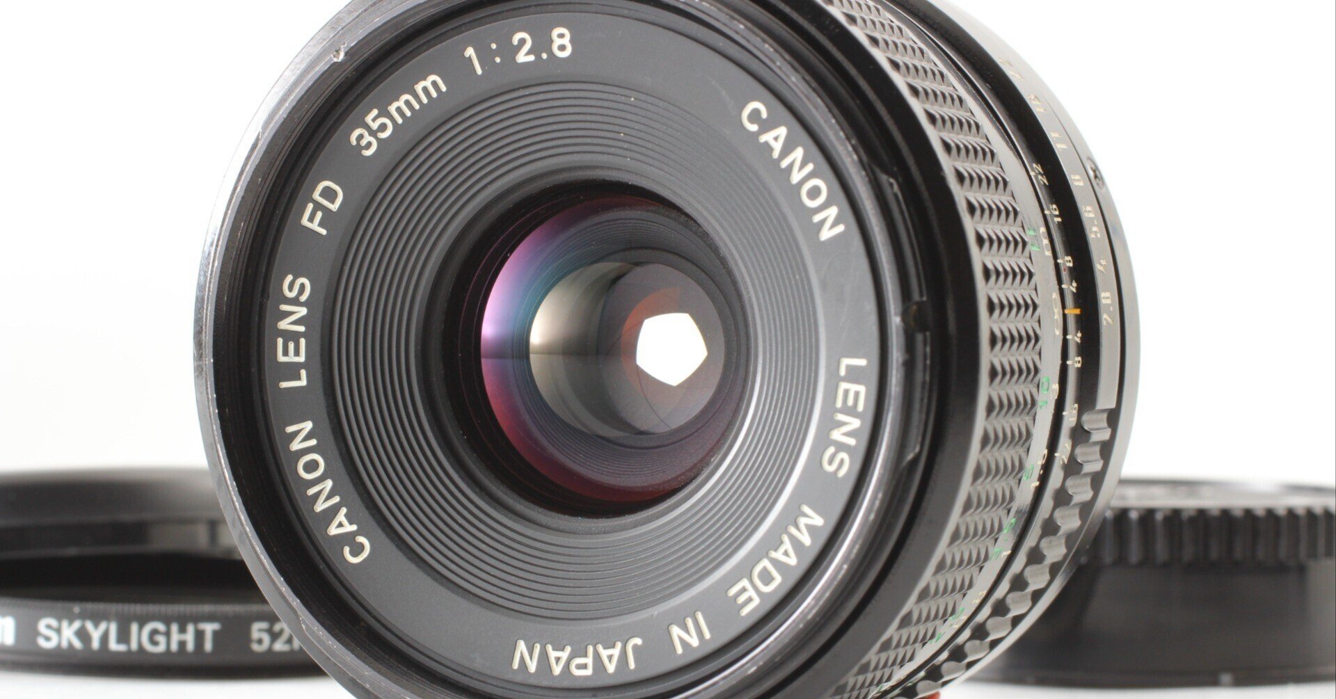 Canon New FD 35mm F/2.8の分解｜フィルムカメラ修理のアクアカメラ