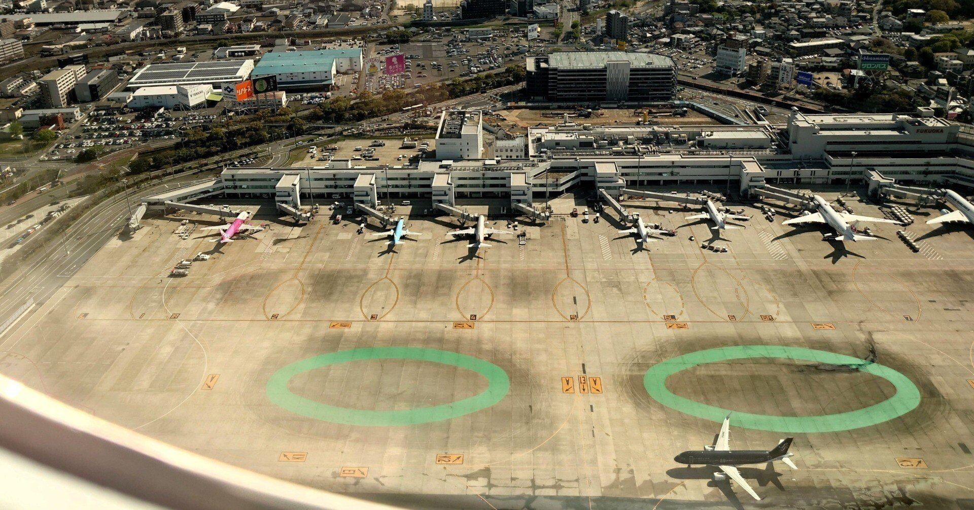 機窓画像コレクション「福岡空港から別府湾」／2025年4月｜菅野ノリヒコ