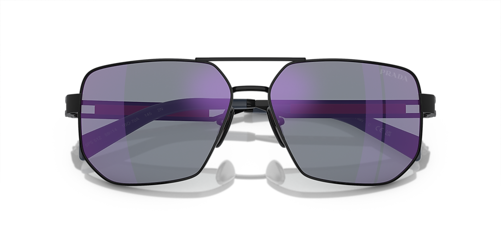 Prada Linea Rossa PS 51ZS XL (59 - 14) with Blue lenses and Black