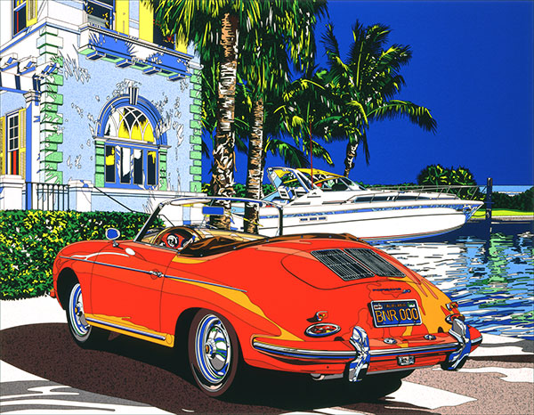 バリアス・ドリームス U.S.A.Version」鈴木英人 1998年 シルク