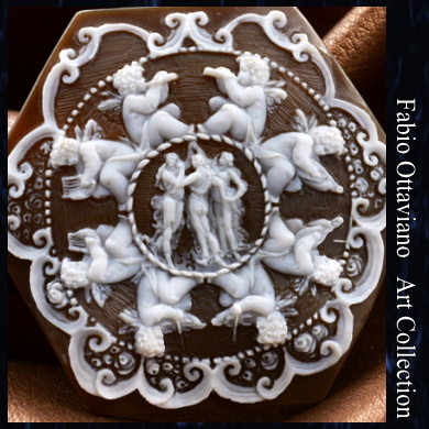 カメオ彫刻家ファビオ・オッタヴィアーノ氏の特別なカメオ作品を多数掲載。