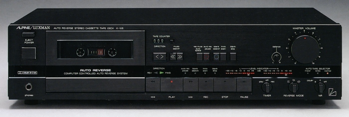 ALPINE/LUXMAN K-105の仕様 アルパイン/ラックスマン