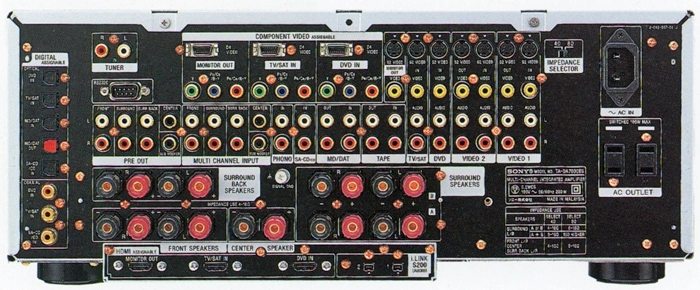 SONY TA-DA7000ESの仕様 ソニー